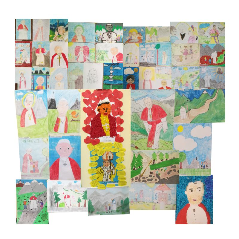 Jan Paweł II w oczach najmłodszych art