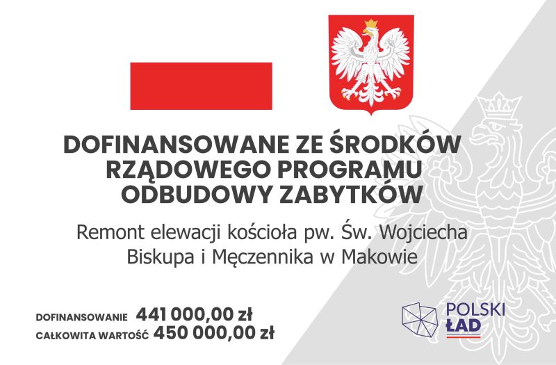 tablica polski lad koscol makow